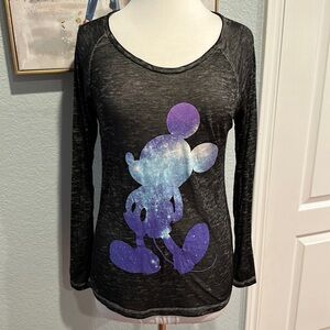 Disney • Mickey Mouse Burnout Tee 💜 Sz M